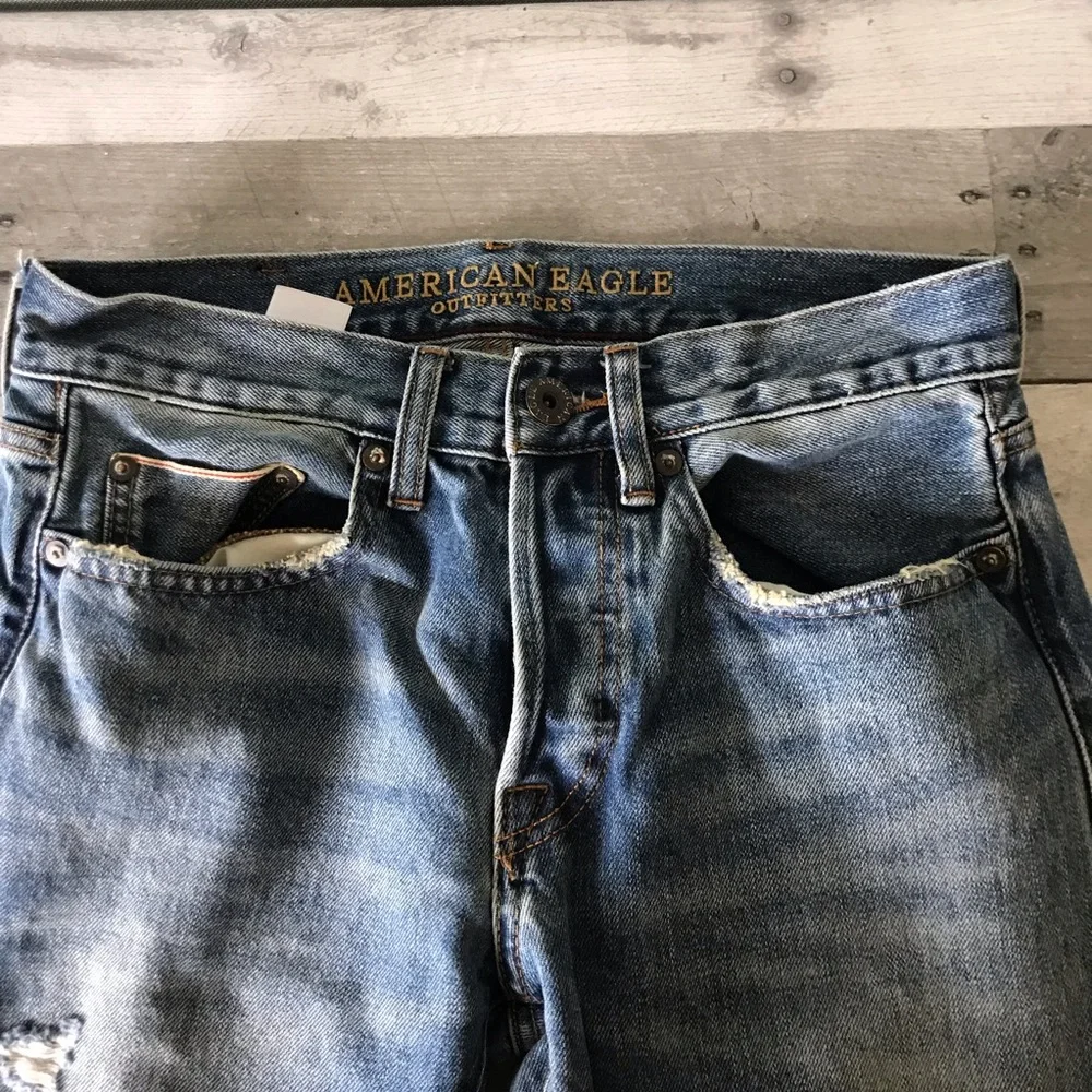 American Eagle Outfitters Slim Selvedge Jeans 1396 - Picture 2 of 12